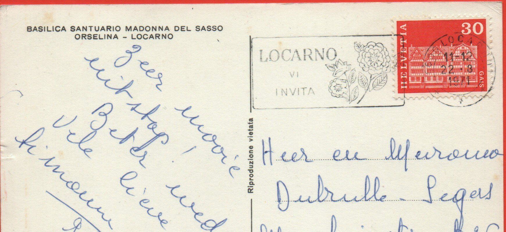 Cartoline postali: LOCARNO Panorama Lago Maggiore – Usato da Jona venduto da philajona 1