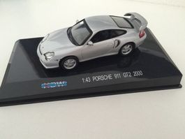 Porsche 911 GT2 2000 silber 1:43 OVP 58