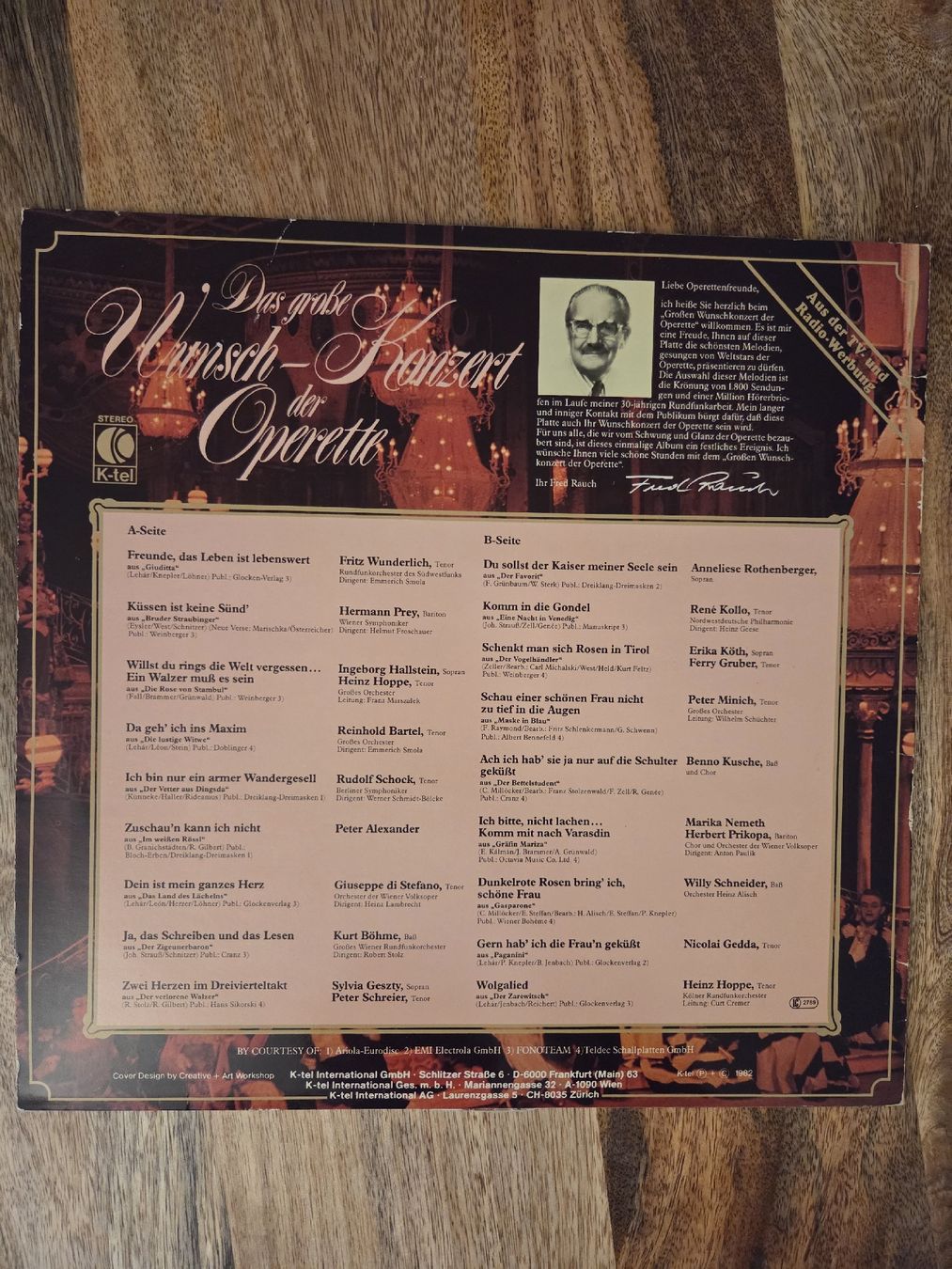 Dischi in vinile: Das grosse Wunsch-Konzert der Operette – Usato da Jegenstorf venduto da AloeVera19 1