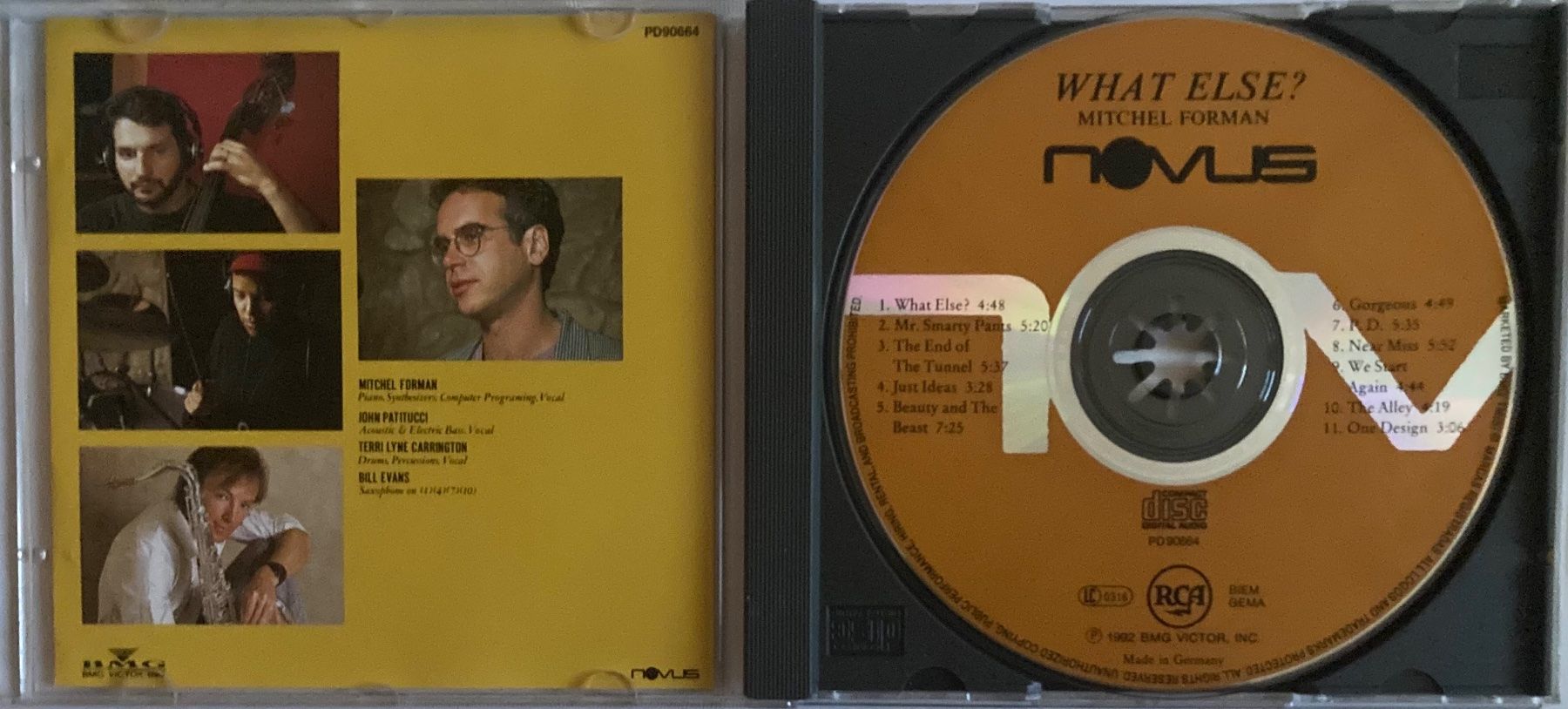 CDs: MITCHEL FORMAN - WHAT ELSE? – D'occasion à Poliez-Pittet par Newtown-Records 2