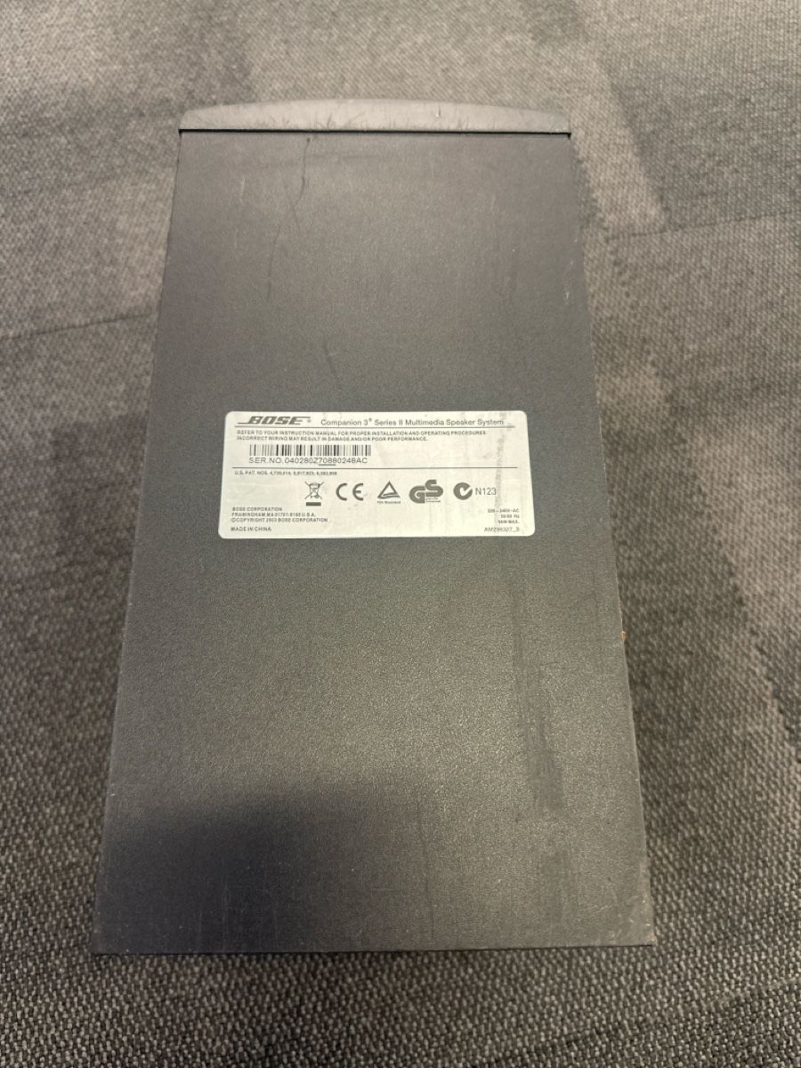 Bose Heimkino: Bose subwoofer Companion 3 – Gebraucht aus La Neuveville von GaschenA.-V. 4