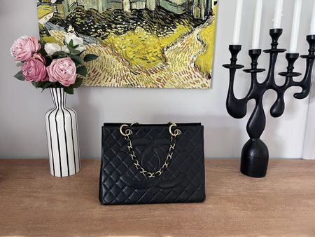 Sac Chanel matelassé cuir noir chaîne or