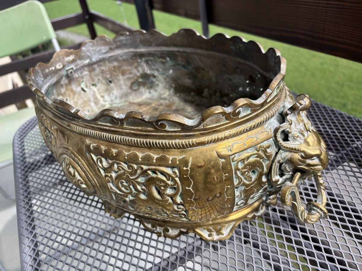 Altri gioielli: Importante Jardinière en Bronze - XIXe Siècle – Usato da Buttes venduto da ButtA15 3