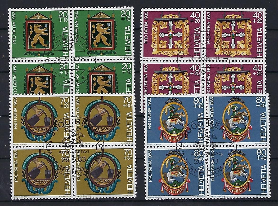 Tutti i francobolli: 1983  Pro Patria Viererblocks 14955 – Usato da Lunden venduto da Animus999