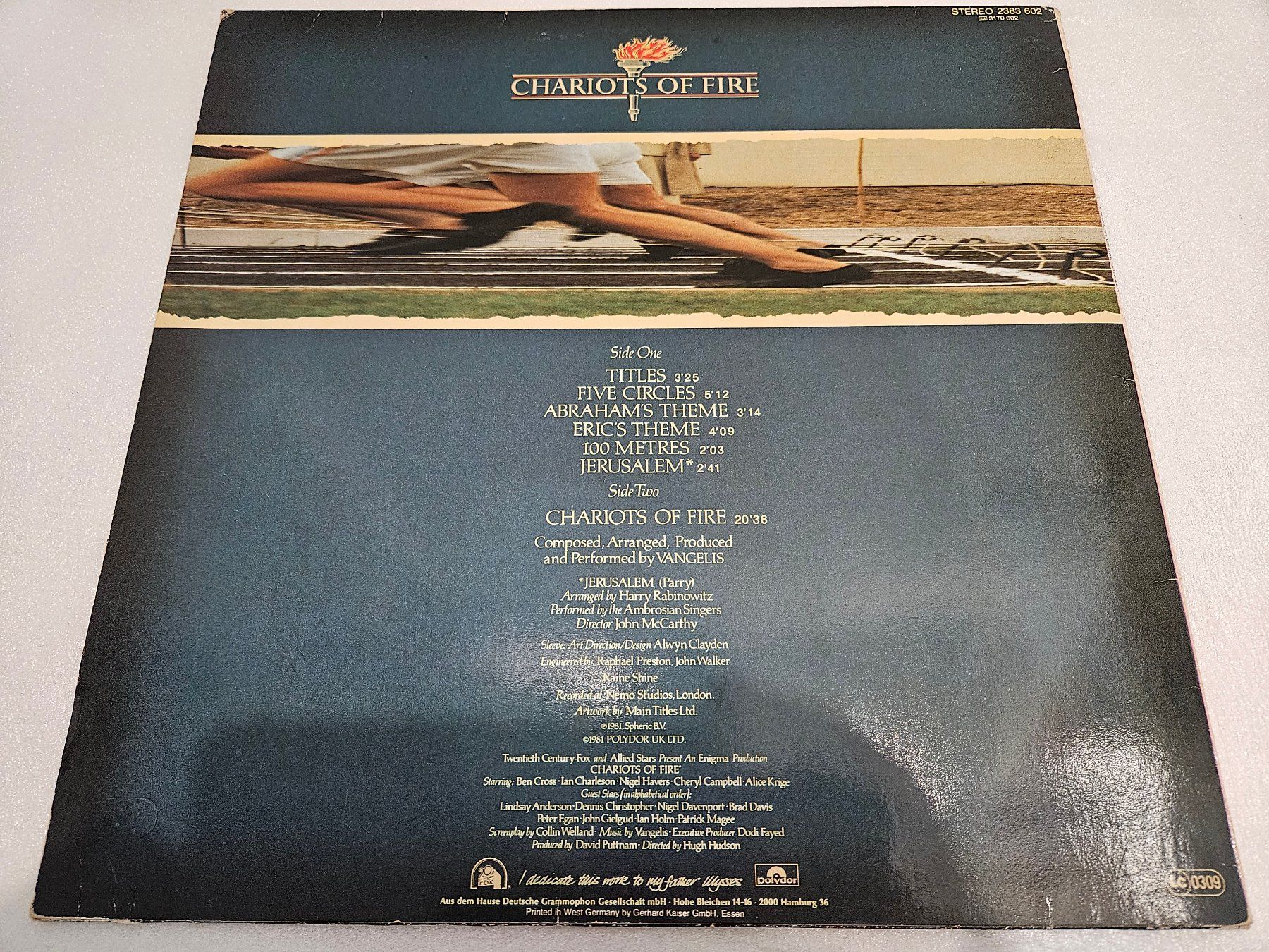 Schallplatten: Chariots Of Fire – Gebraucht aus Uster von Vinyl-Leidenschaft 1