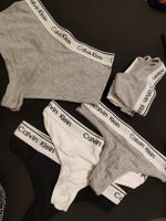 Calvin Klein Tanga Set 7-teilig Grösse S grau/weiss/schwarz