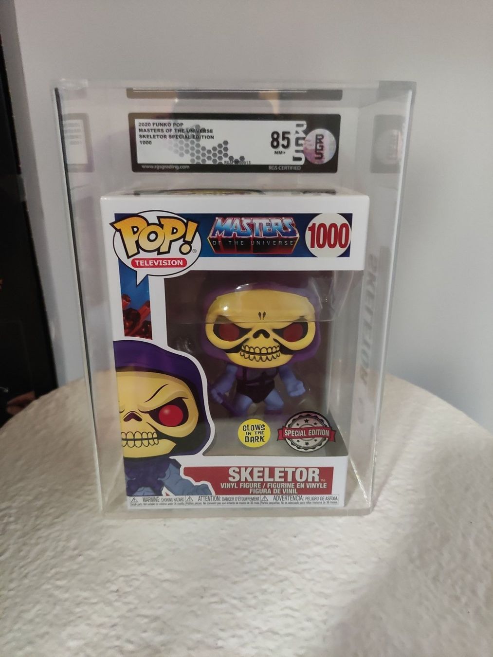 Funko Statuette: Funko Pop RGS 85 Silber Grading Skeletor – Nuovo e nell'imballaggio originale da Dinhard venduto da seuzacher