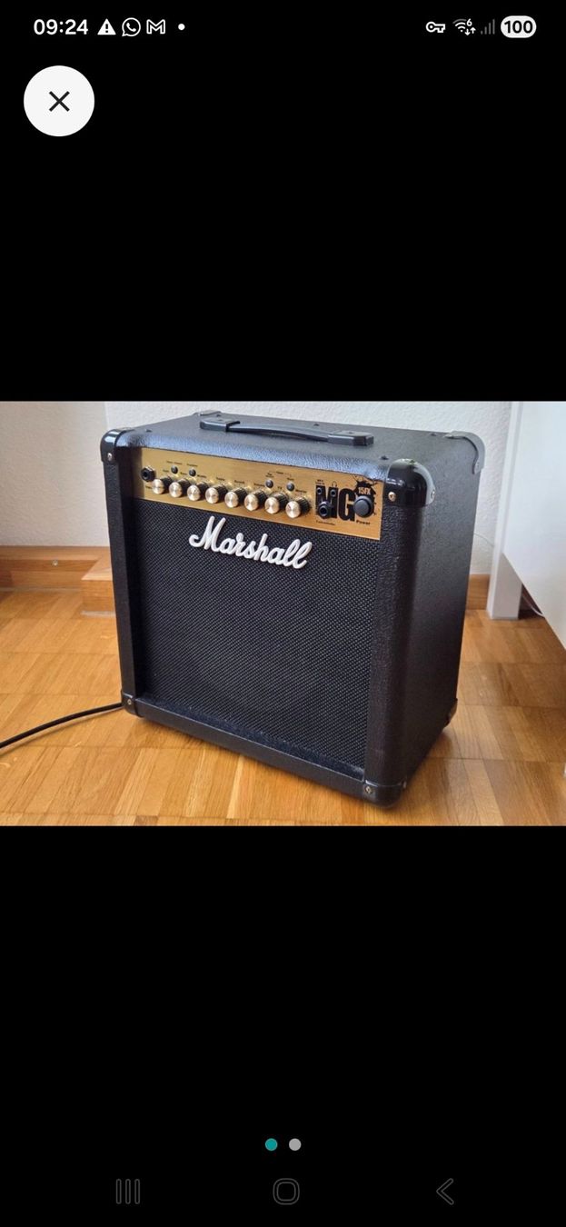 Marshall Amplificatori: Marshall MG15FX, 15 Watt Verstärker – Usato da Unterengstringen venduto da Cimetta