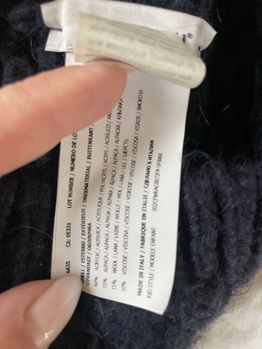 Copricapi, berretti & cappellini: Woolrich Winter Hat with Fur Pom-pom - Size Medium – Usato da Männedorf venduto da iza04 3