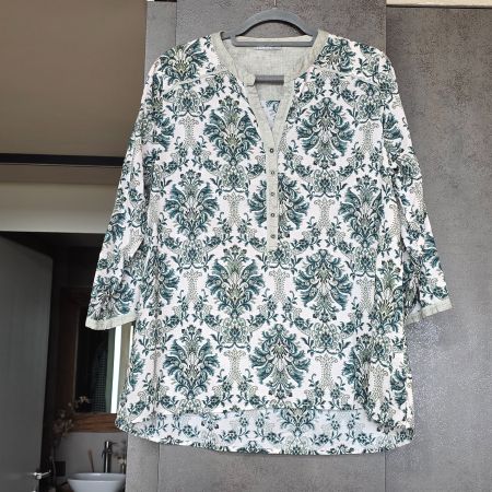 🐸 NILE BLUSE TUNIKA M BAUMWOLLE SCHLUPFBLUSE TOP ZUSTAND