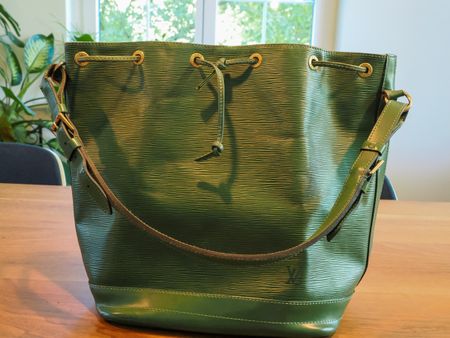 Louis Vuitton Epi Noe Tasche Damen Grün Sommer Handtasche