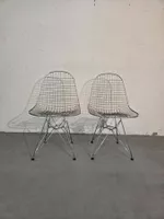 40.) 2x Wire Chair von Vitra / Eames / Herman Miller