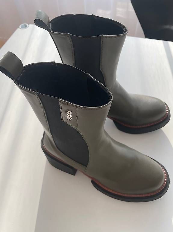 Scarpe da donna: Gaudi Stiefel, Boots, leder Green, Gr. 41 – Usato da Wettingen venduto da iidy 2
