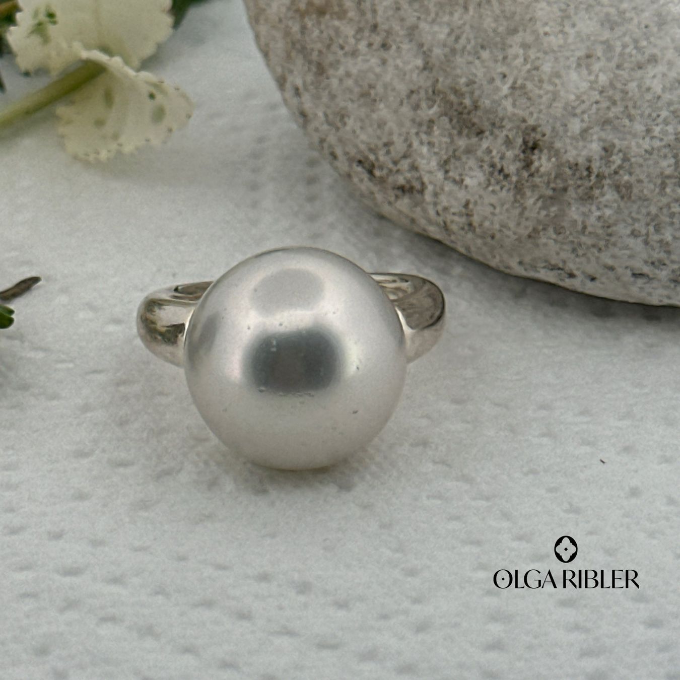Olga Ribler Anelli: Kunstperle Sterling Silber Ring - Grösse 55 – Nuovo (secondo la descrizione) da Luzern venduto da Schmuckoutlet 8