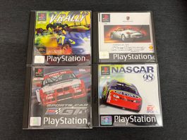 Playstation 1 PS1 Rennspiele Sammlung Bundle