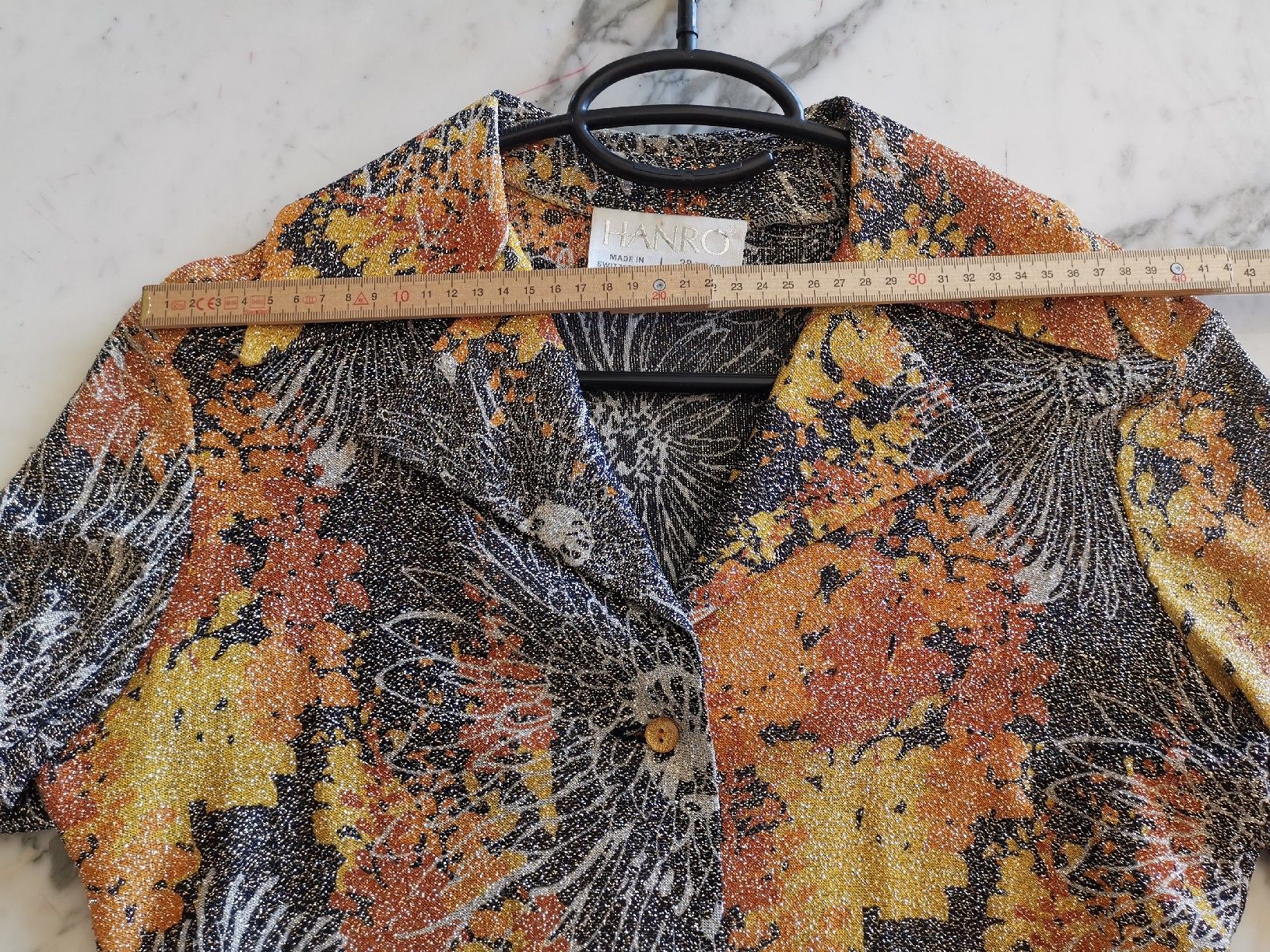 Hanro Camicette: Hanro Vintage Lurex Viskose Bluse  – Usato da Uerikon venduto da pink_flamingo 5