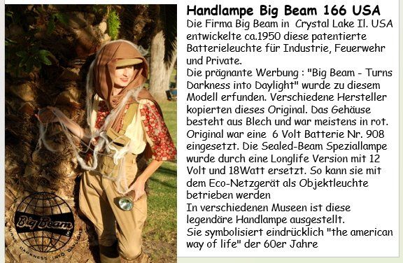 Lampade: Designklassiker Vintage Handlampe BigBeam 230Volt – Usato da Walzenhausen venduto da energieberaten 6