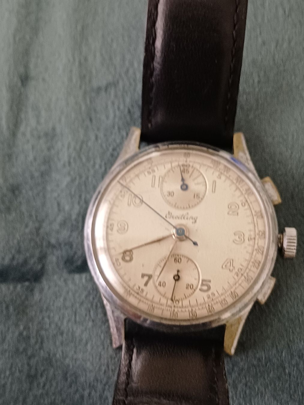 Breitling Uhren: Breitling Vintage Chronograph  (ca. 1944) – Gebraucht aus Untersiggenthal von Callas33