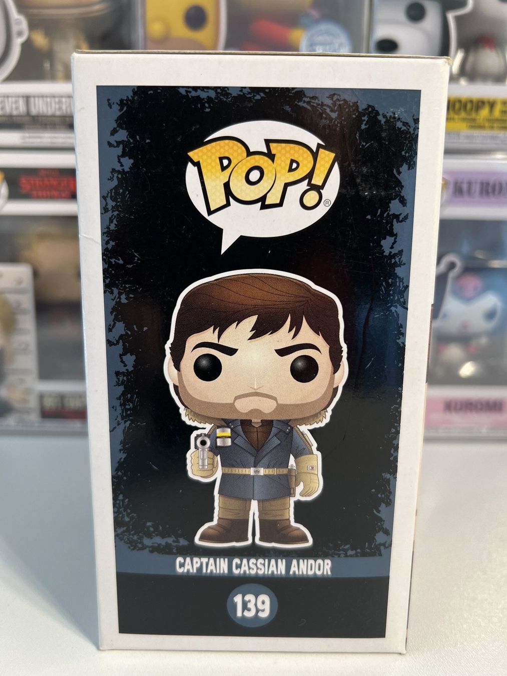 Funko Statuette: Funko POP! Star Wars Rogue One Captain Cassian Andor – Nuovo e nell'imballaggio originale da Le Mouret venduto da perfectbijou 1