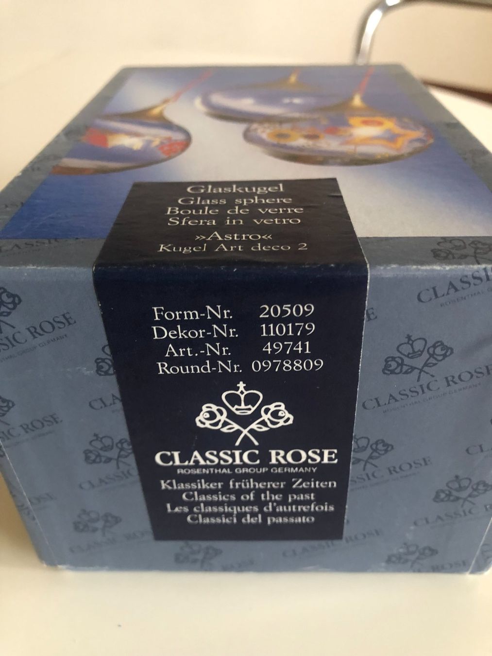 Rosenthal Tutte le decorazioni: Rosenthal Weihnachtskugel – Usato da Bassersdorf venduto da sammelfloh 5