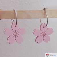 Sakura Cherry Blossom 3D Printed Keychain NO CHAIN INCLUDED