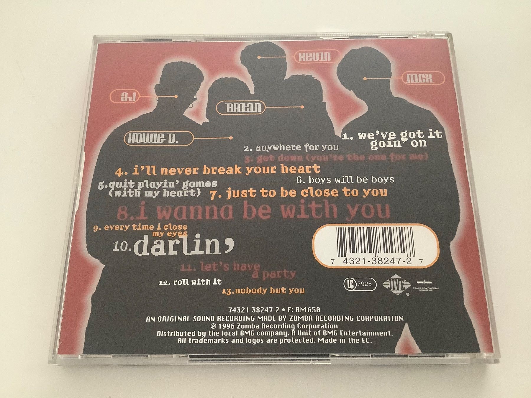 CD: Backstreet Boys / 1996 – Usato da Dübendorf venduto da Shreck 1