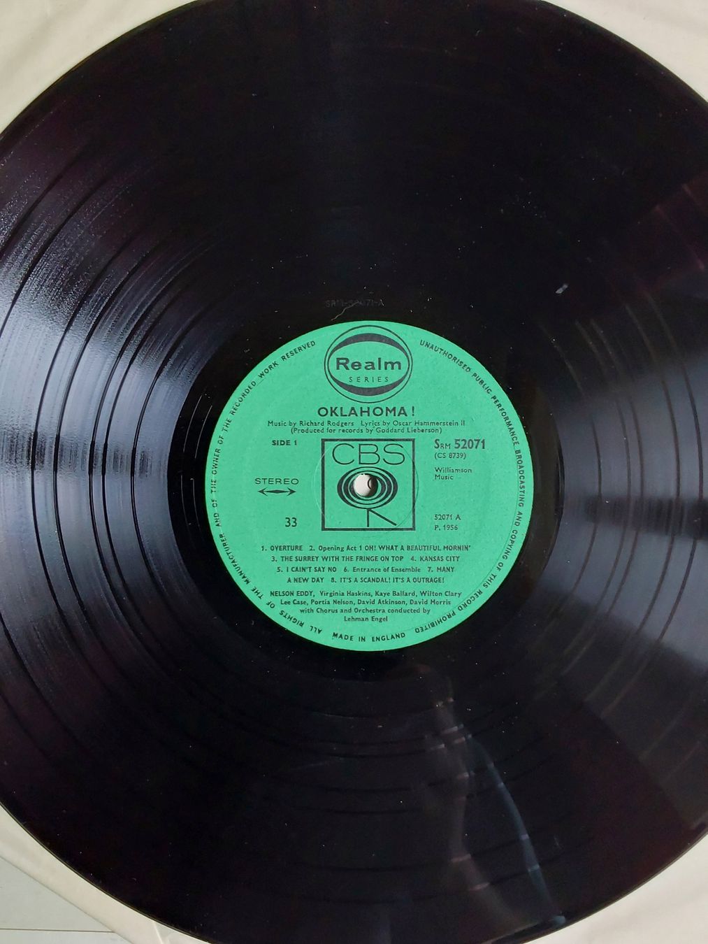 Schallplatten: LP Vinyl - Nelson Eddy -Oklahoma -UK – Gebraucht aus Villeret von Fil11 2