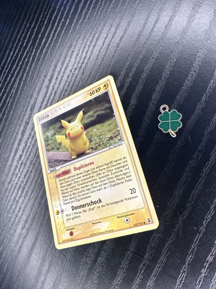 Pokémon Carte collezionabili: Pikachu Ditto 63/113 2006 Delta Species – Usato da Uster venduto da Neonschwarz 2