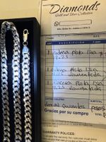 Bracelet en argent 925, chaîne gourmette, neuf