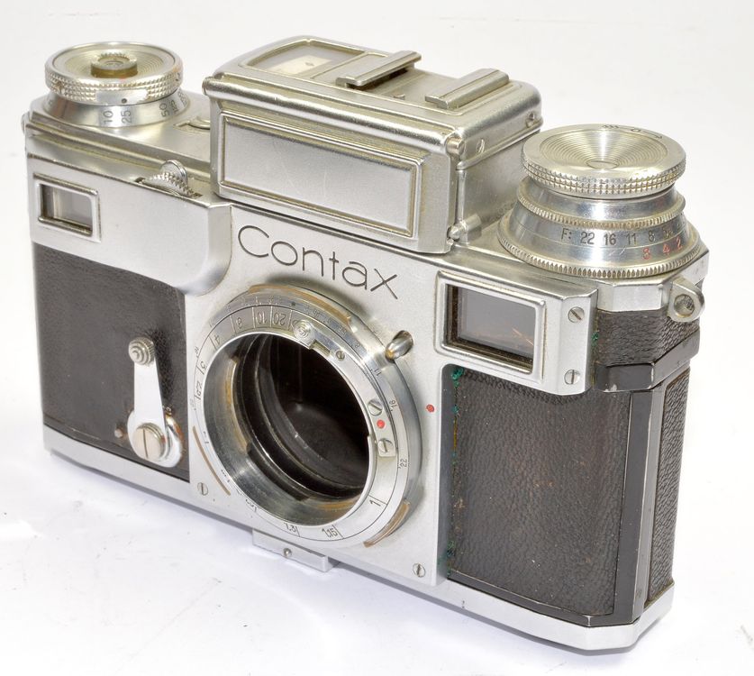 Contax Appareil photo: Contax III Gehäuse / body chrom 2316/11 – Défectueux à Bern par Olynon 1