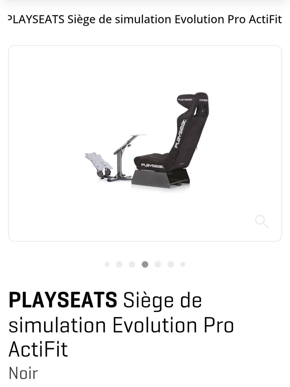Playseat Sedie: Playseat Evolution Pro – Usato da Féchy venduto da Diogo_Neves96 1
