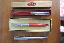 3 Parker Kugelschreiber 2 x 50/60 Jahre