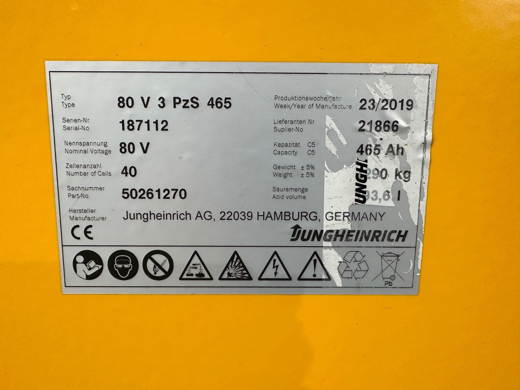 Batterie Stapler Jungheinrich (Gebraucht) in Bettwiesen für CHF 1380 ...