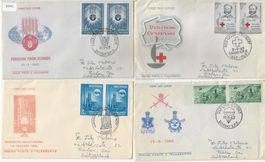 4 FDC Indien