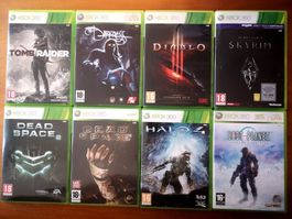 XBOX360 Spielesammlung 8 Action Kracher! TOP Zustand