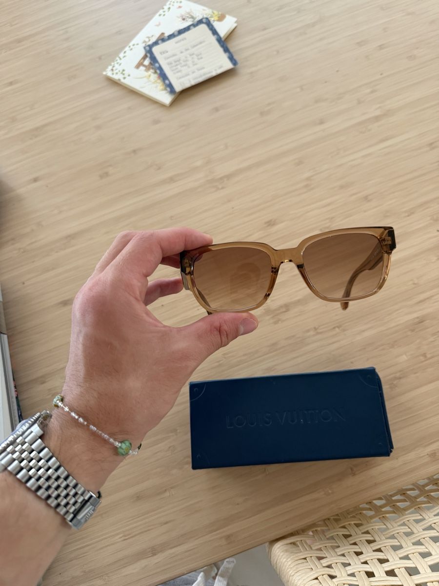 Louis Vuitton Brillen & Gläser: Louis Vuitton sunglasses gold-tone frame brown lenses – Neu (gemäss Beschreibung) aus Aarau von Schaimo 2
