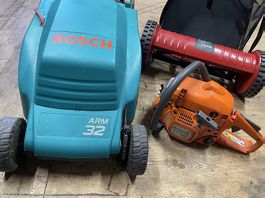 Gartengeräte Set Bosch Husqvarna Einhell gebraucht