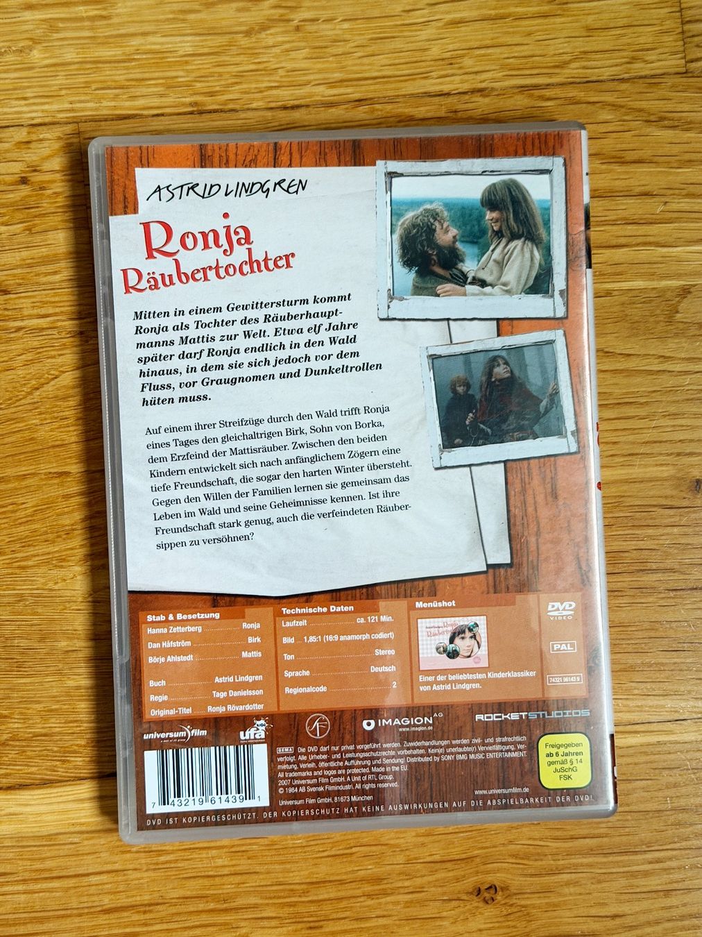 Tous les DVDs: Ronja Räubertochter, Astrid Lindgren, DVD – D'occasion à Adliswil par Ch_Mei 2