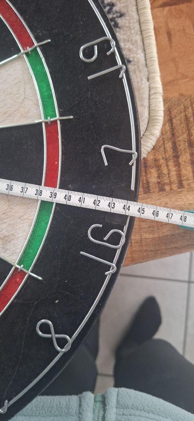 Freccette: Dartboard mit stabilen Pfeilen – Nuovo (secondo la descrizione) da Gretzenbach venduto da Chillkrot 2