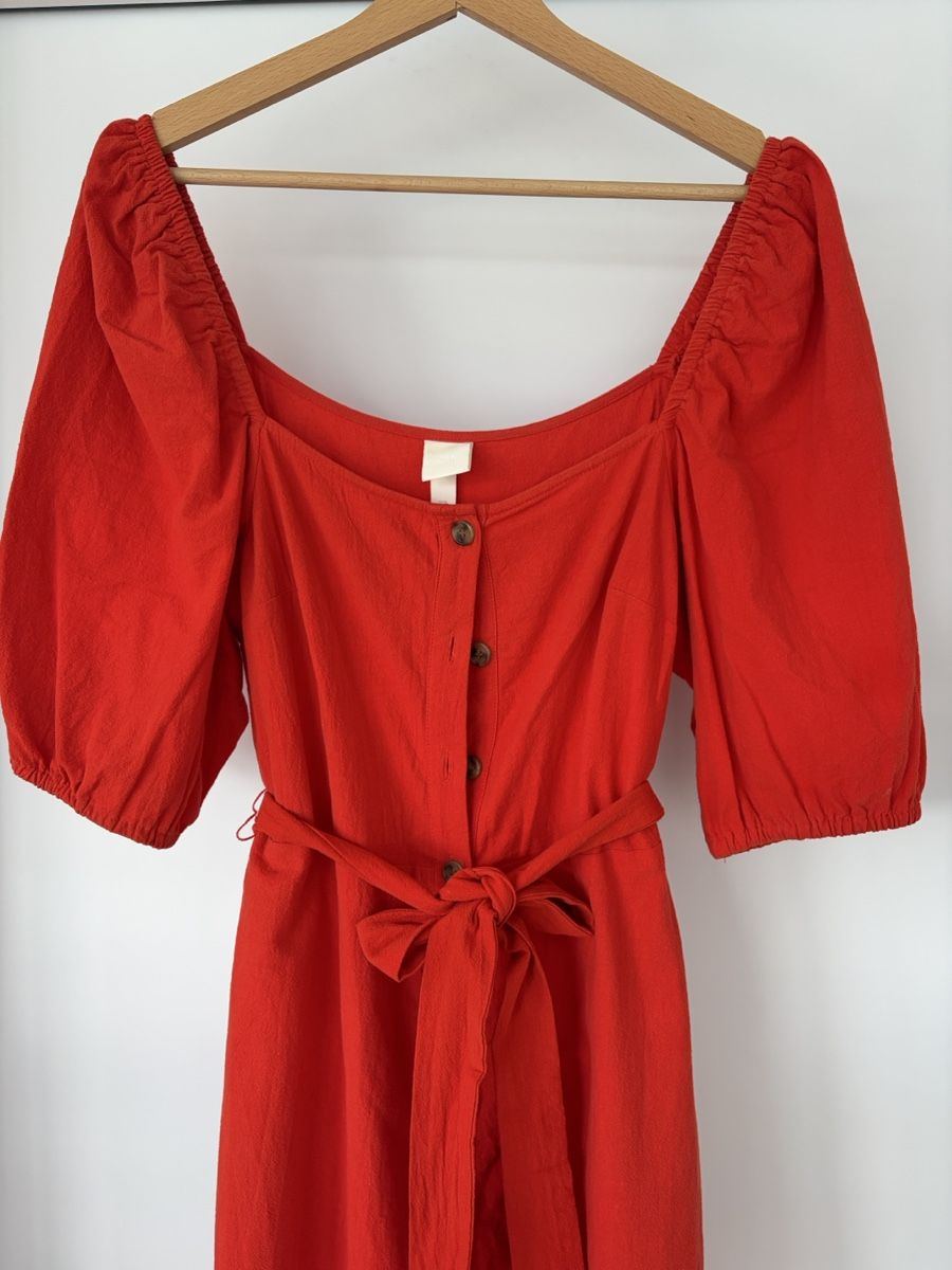 H&M Vestiti: Kleid rot Grösse M, Baumwolle – Usato da Zürich venduto da Ambrette9