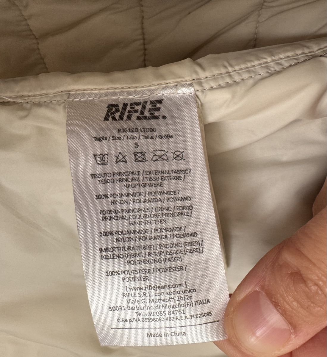 Rifle Giacche: Steppjacke Rifle Gr. S – Usato da Urdorf venduto da matu89 4