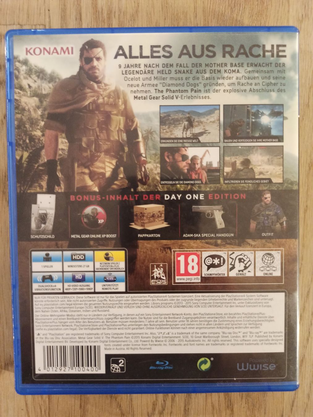 Spiele: Metal Gear Solid V - The Phantom Pain PS4 / PS5 – Gebraucht aus Oberweningen von mar_87mx 1