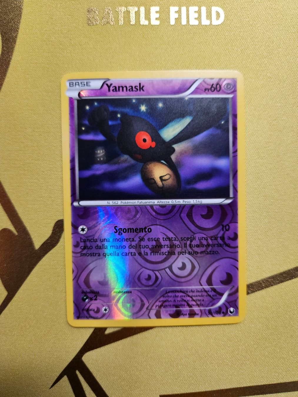 Pokémon Carte collezionabili: Dark Explorer - Yamask – Usato da Bellinzona venduto da Pokemarco
