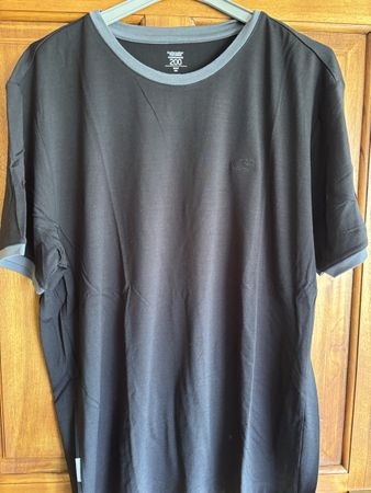 Icebreaker Herren Funktionsshirt, Gr. XXL, Schwarz, Top!