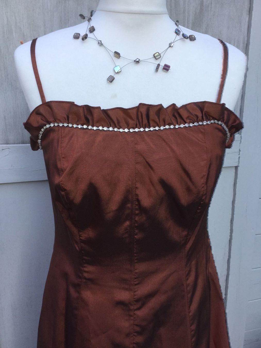 Kleider: Longue Robe praline strass & froufrous, taille M – Neu (gemäss Beschreibung) aus Agiez von chouchanelle 1