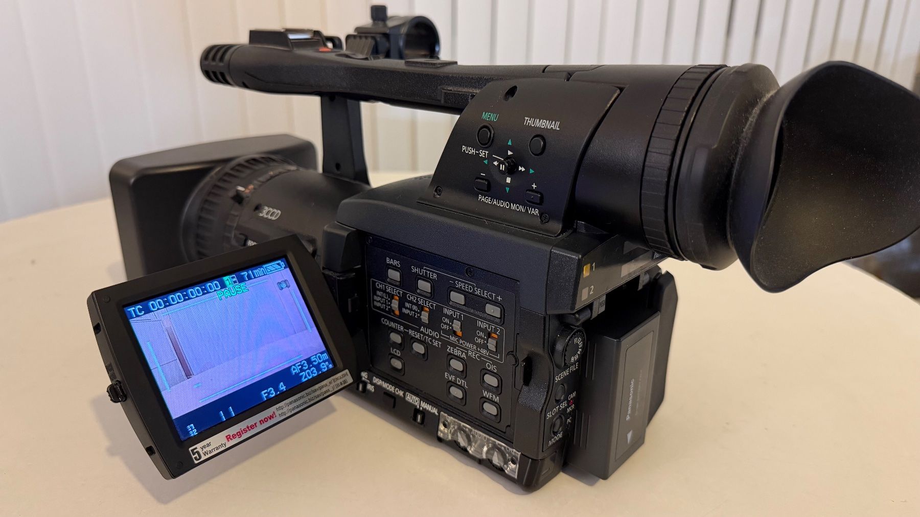 Panasonic Videocamere: Panasonic AG-HPX171 – Usato da Bern venduto da nyost 3