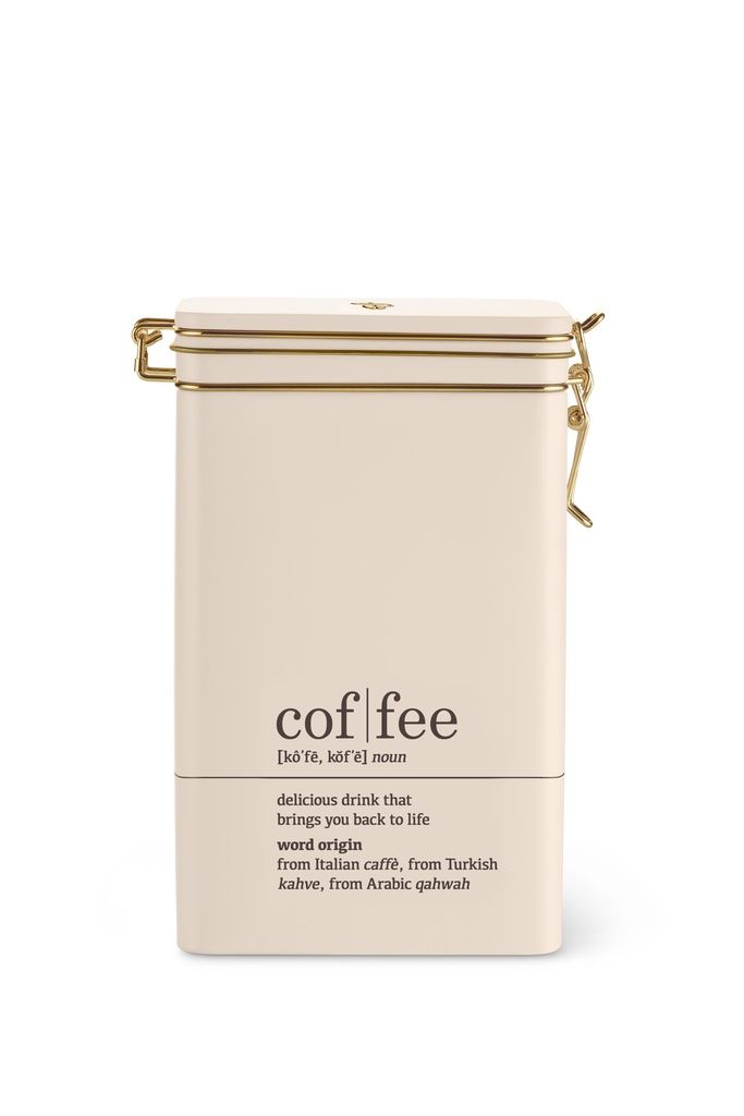 Macchine per caffè & Macchine per espresso: Elegante Kaffee Aromadose mit Coffee-Dictionary Print – Nuovo e nell'imballaggio originale da Zürich venduto da Matz2001