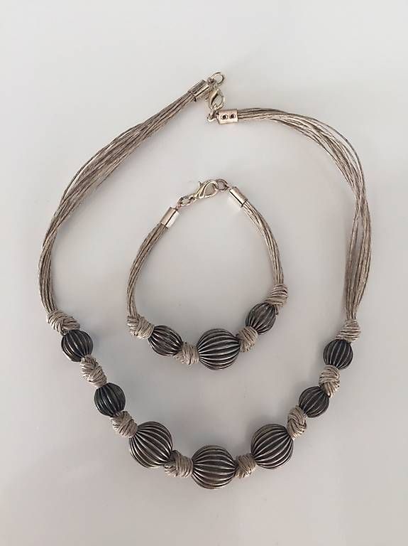 Sonstiger Schmuck: Kette & Armband Handarbeit – Gebraucht aus Thalwil von Suleigl 1