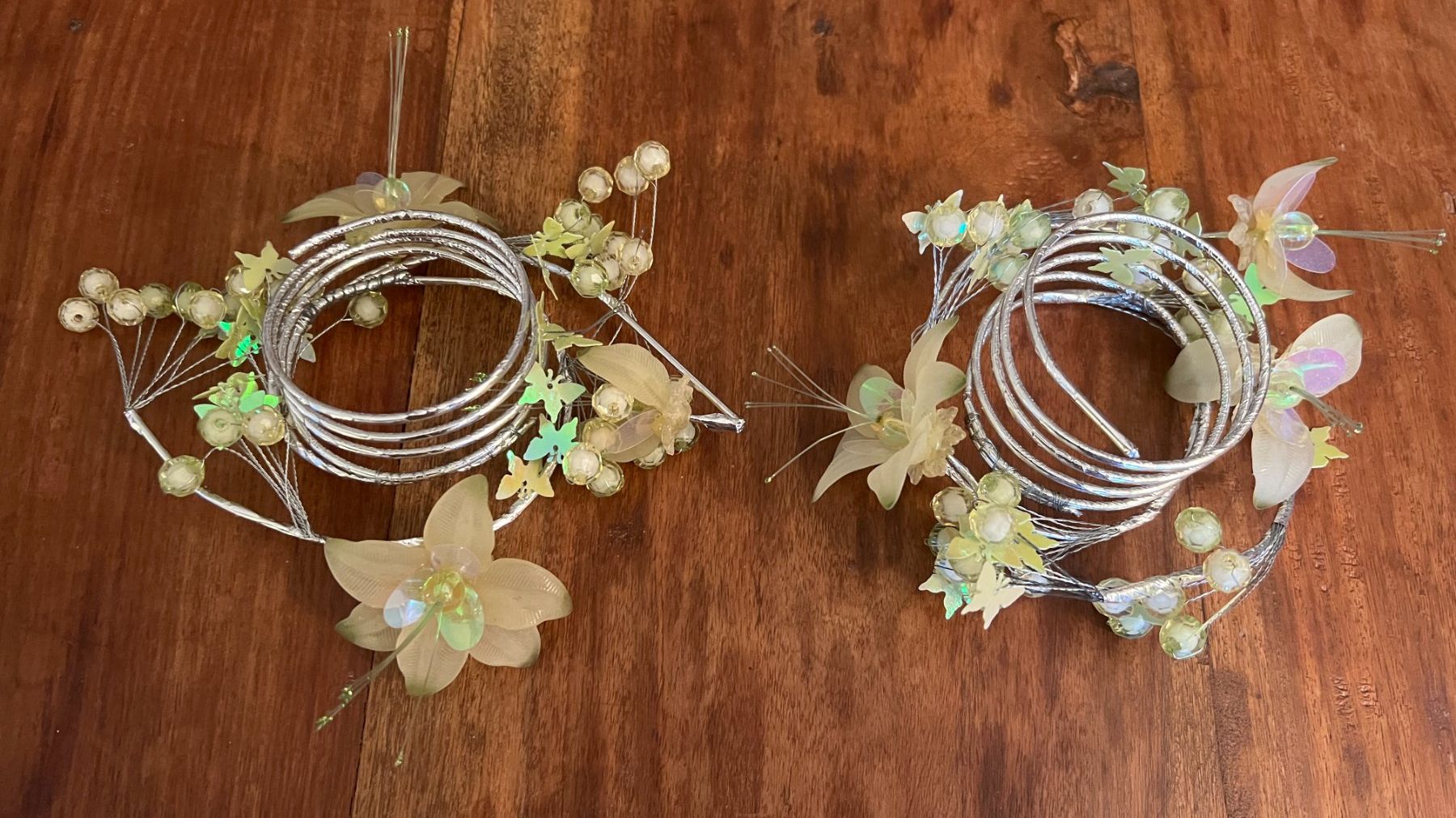 Tutte le decorazioni: 2er Set Tischdeko Blumen Vintage Style – Usato da Ottenbach venduto da luckylukeworld