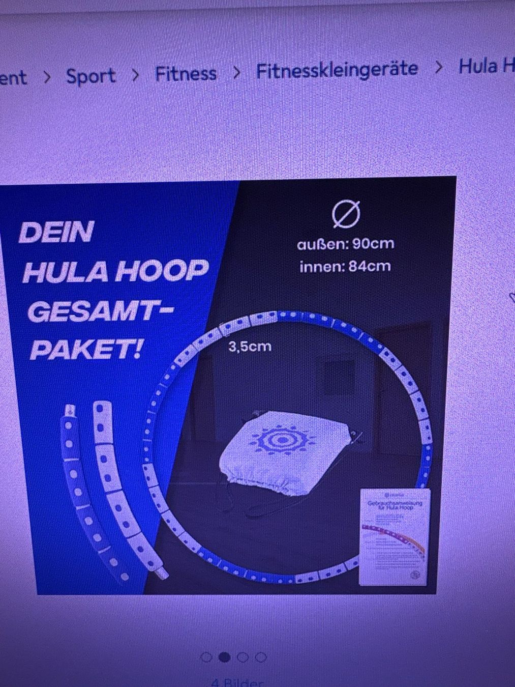 Hometrainer: Hula Hopp Reifen – Nuovo e nell'imballaggio originale da St. Gallen venduto da Adwen 1